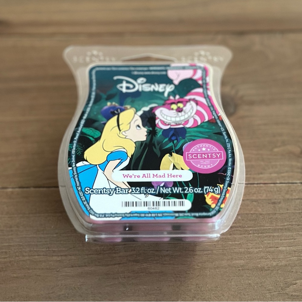 Scentsy We’re All Mad Here Alice in Wonderland Scentsy Bar Brand New